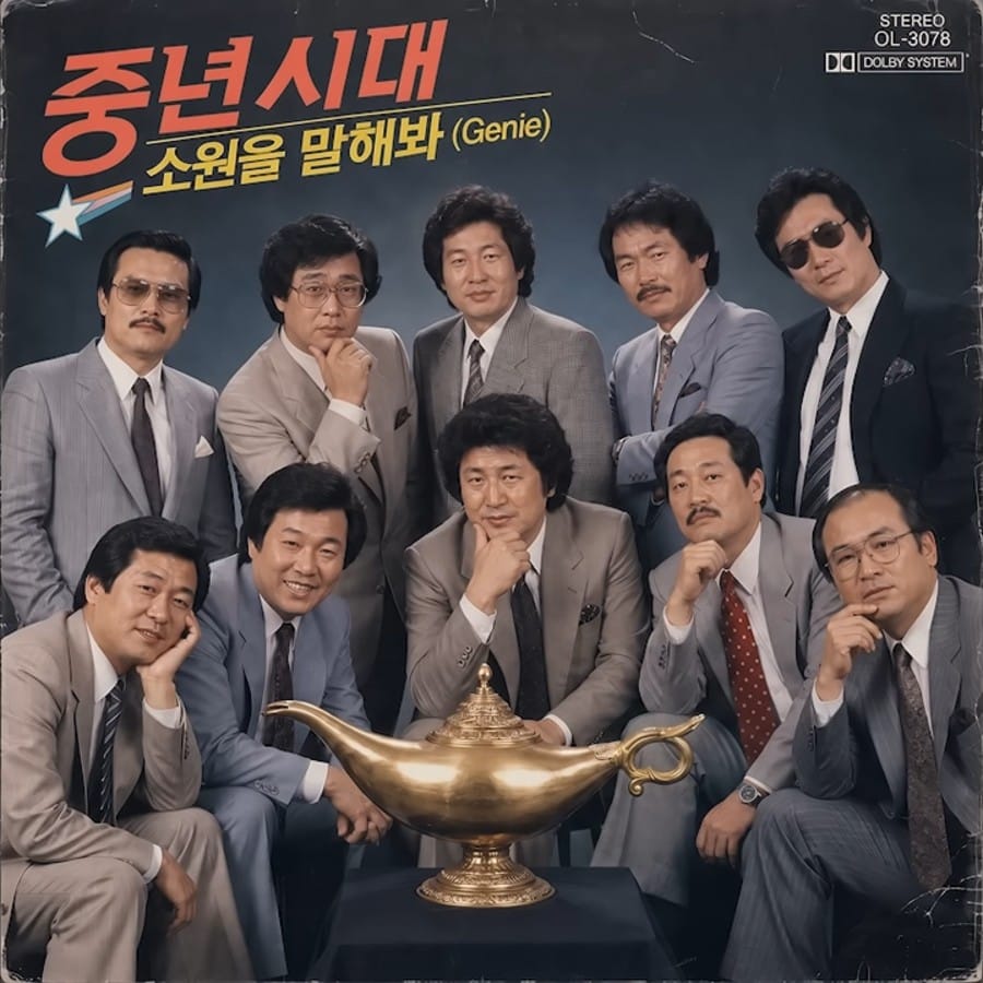 유튜브 얼데이드립 채널의 AI 제작 7080 버전 소원을 말해봐 스크린샷