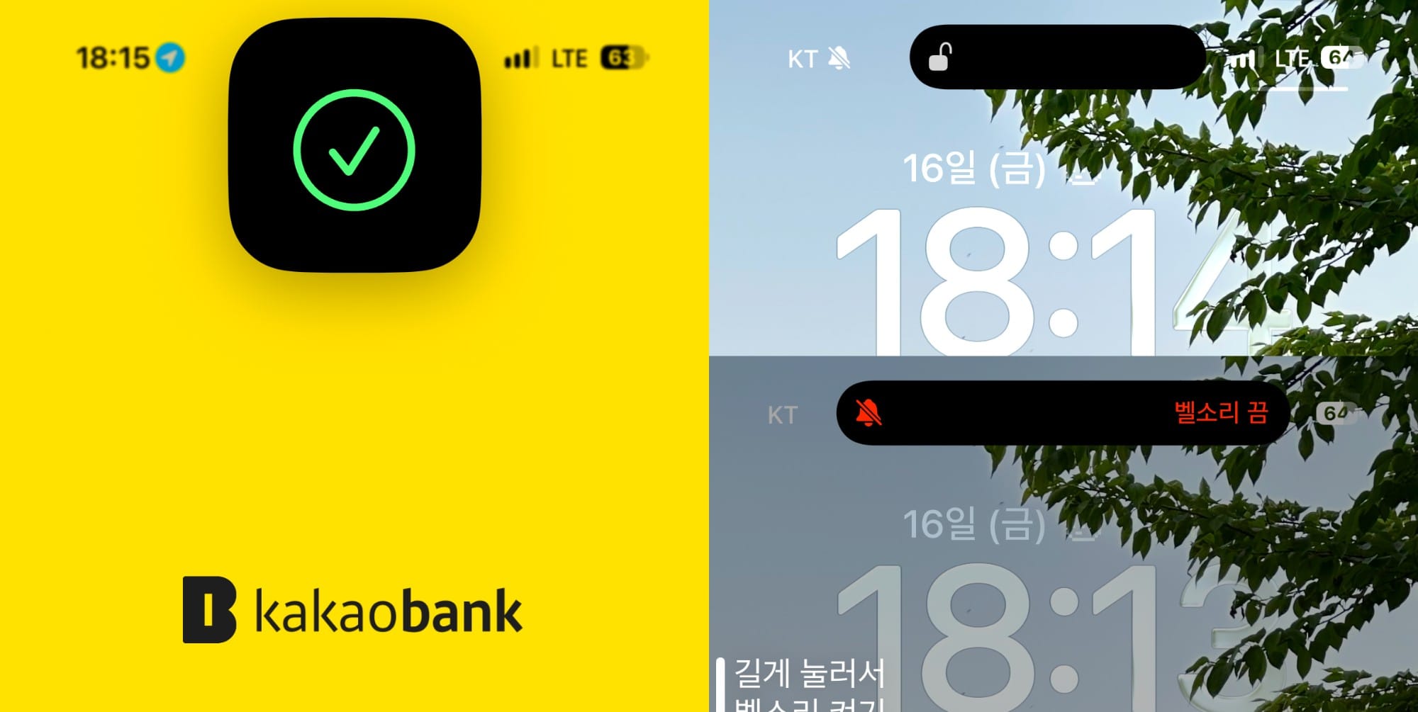 아이폰 14시리즈부터 적용된 다이나믹 아일랜드 사진
